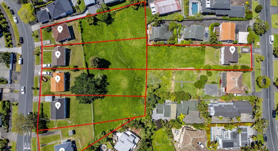  at 3, 5, 7, 9 and 11 Rukutai Street and 12 Godden Crescent, Orakei, Auckland City, Auckland