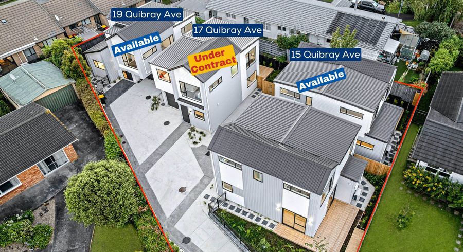  at 15,17&19 Quibray Place, Botany Downs, Manukau City, Auckland