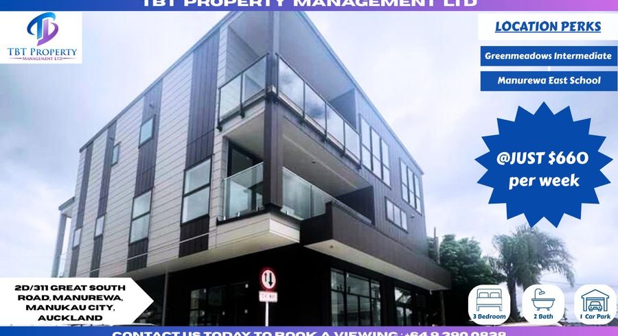 at 2D/311 Great South Road, Manurewa, Manukau City, Auckland