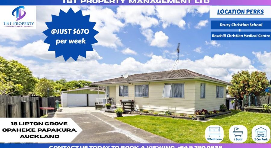  at 18 Lipton Grove, Opaheke, Papakura, Auckland