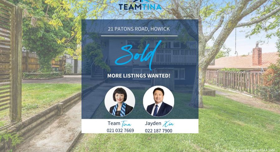  at 21 Patons Road, Howick, Auckland