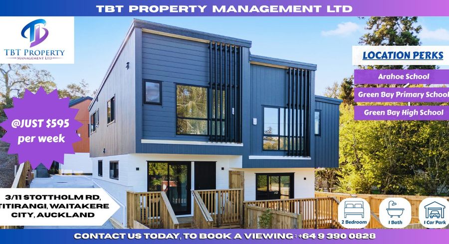  at 3/11 Stottholm Road, Titirangi, Auckland, Titirangi, Waitakere City, Auckland