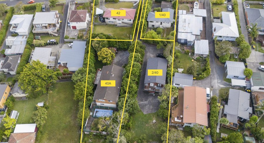  at 40/1 , 40/2, 40A & 42 Savoy Road, Glen Eden, Waitakere City, Auckland