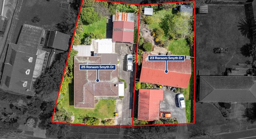  at 23 and 25 Ransom Smyth Drive, Goodwood Heights, Manukau City, Auckland