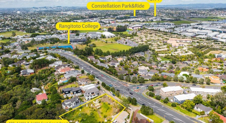  at 489 & 491 East Coast Road, Murrays Bay, North Shore City, Auckland