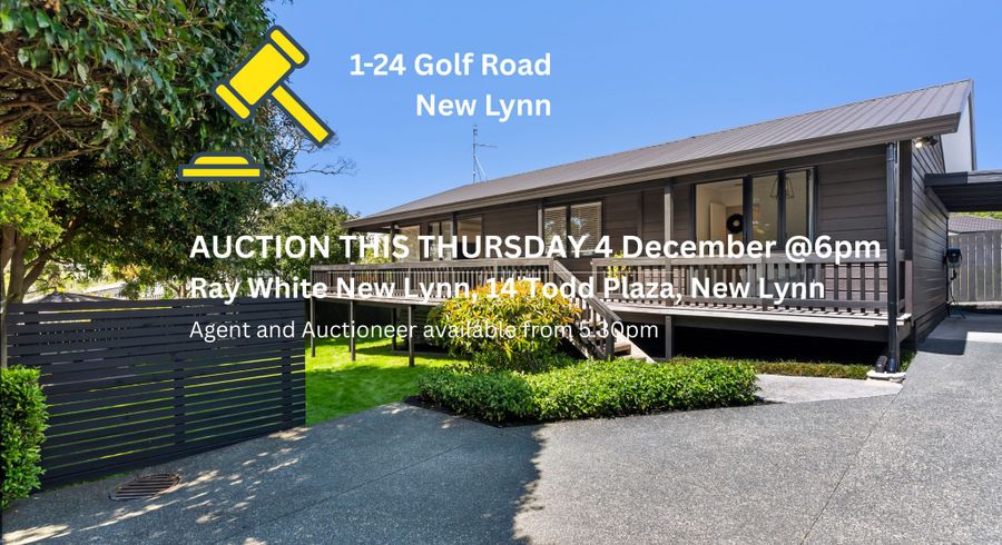  at 1/24 Golf Road, New Lynn, Waitakere City, Auckland
