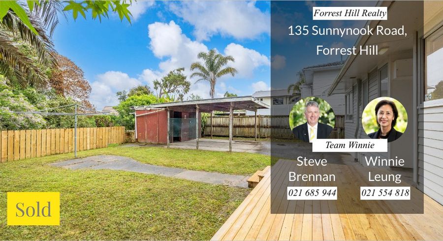  at 135 Sunnynook Road, Forrest Hill, Auckland