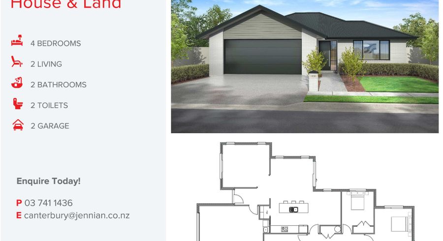  at Lot 24 - Geoff Geering Drive, Netherby, Ashburton, Canterbury