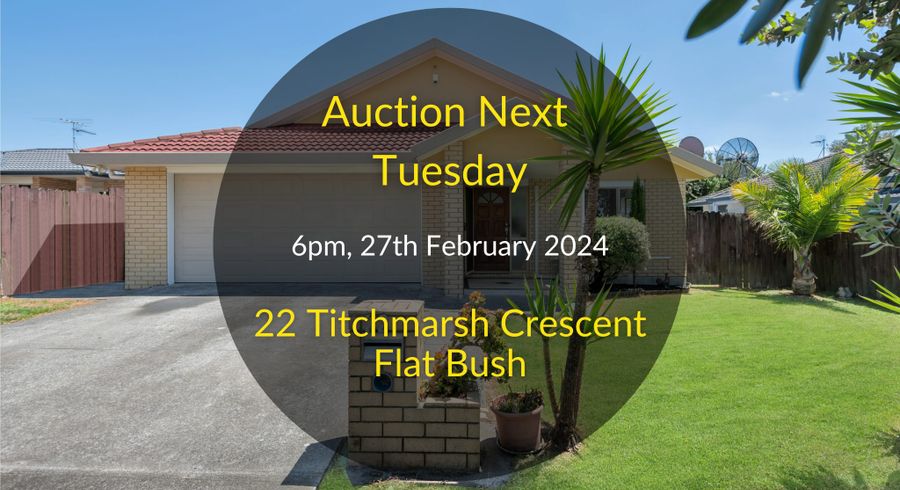  at 22 Titchmarsh Crescent, Flat Bush, Auckland