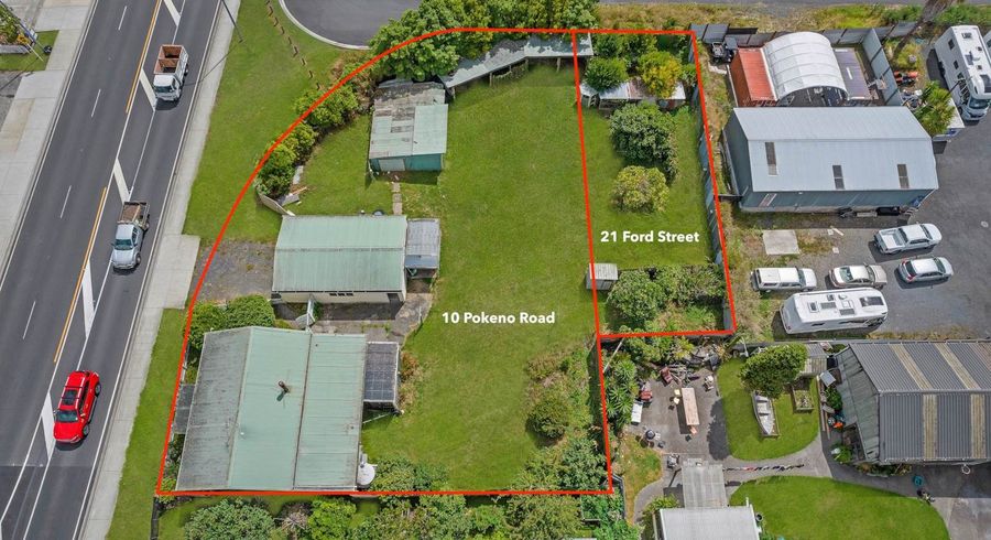  at 10 Pokeno  Road & 21 Ford Street, Pokeno, Franklin, Auckland