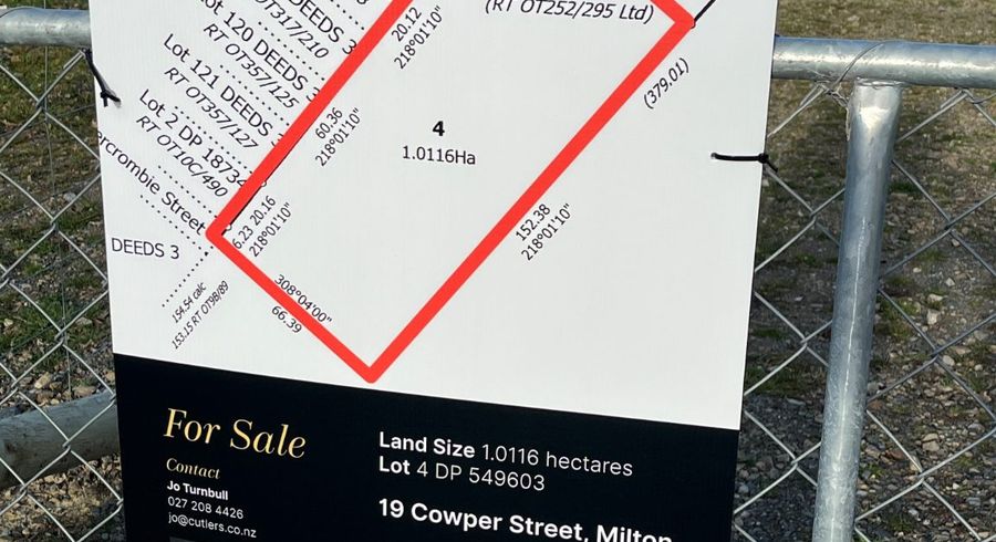  at 19 Cowper Street, Milton, Clutha, Otago