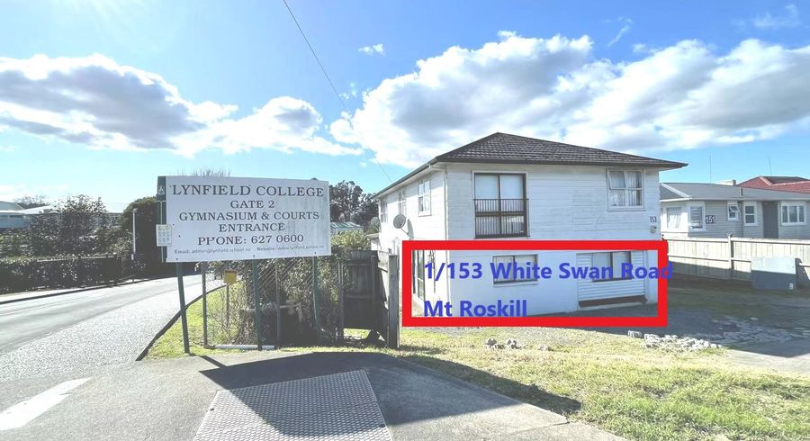 at 1/153 White Swan Road, Mount Roskill, Auckland City, Auckland