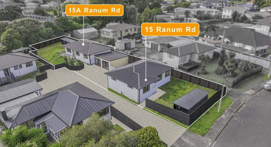  at 15A Ranum Road, Papatoetoe, Manukau City, Auckland