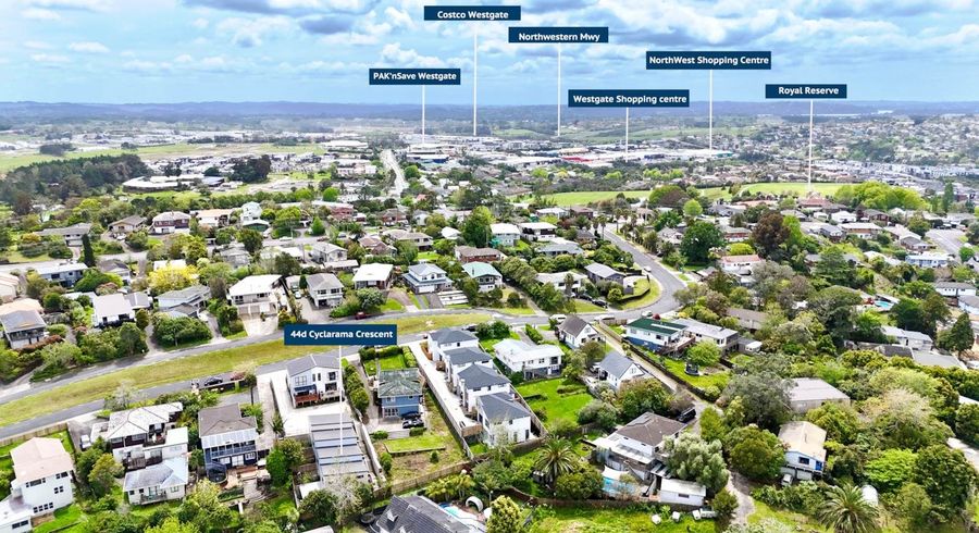  at 44D Cyclarama Crescent, Massey, Waitakere City, Auckland