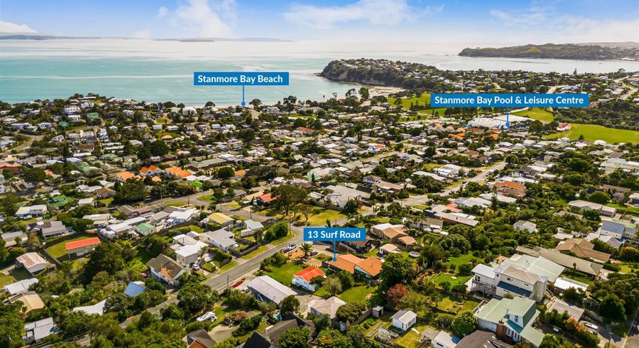  at 13 Surf Road, Stanmore Bay, Whangaparaoa