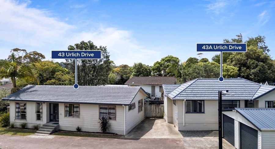  at 43 & 43A Urlich Drive, Ranui, Waitakere City, Auckland