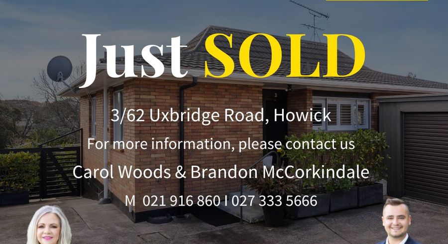  at 3/62 Uxbridge Road, Howick, Auckland