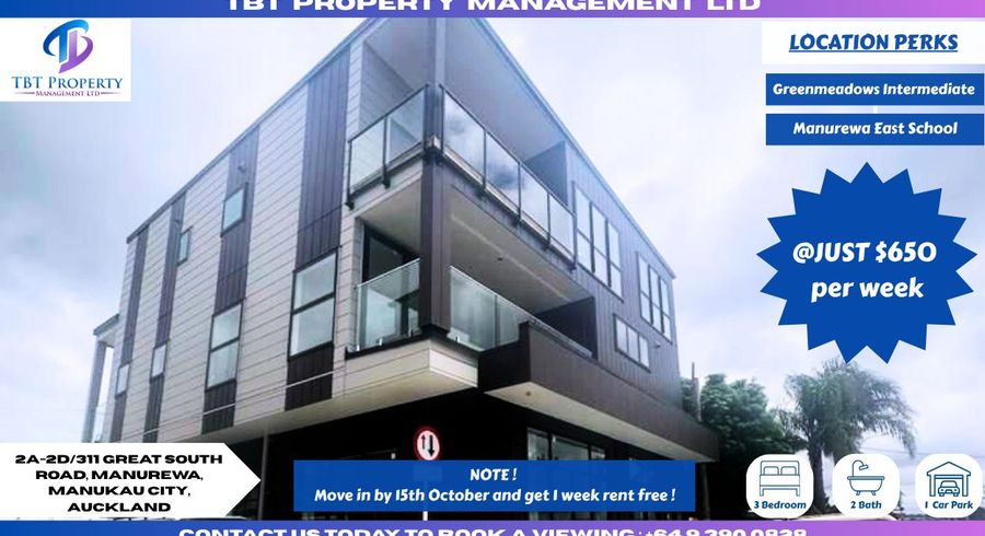  at 2A/311 Great South Road, Manurewa, Manukau City, Auckland