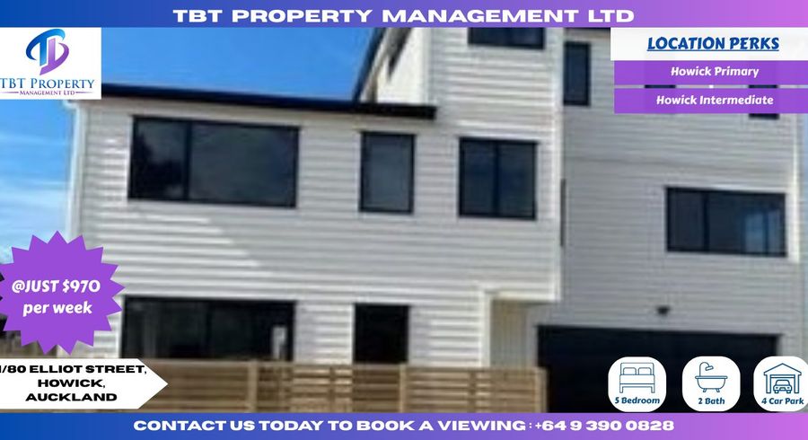  at 1/80 Elliot Street, Howick, Manukau City, Auckland