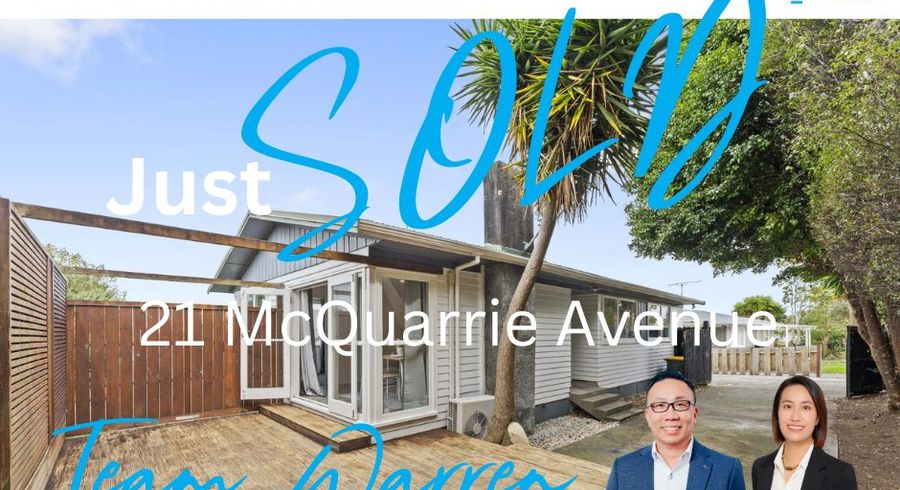  at 21 Mcquarrie Avenue, Wattle Downs, Auckland