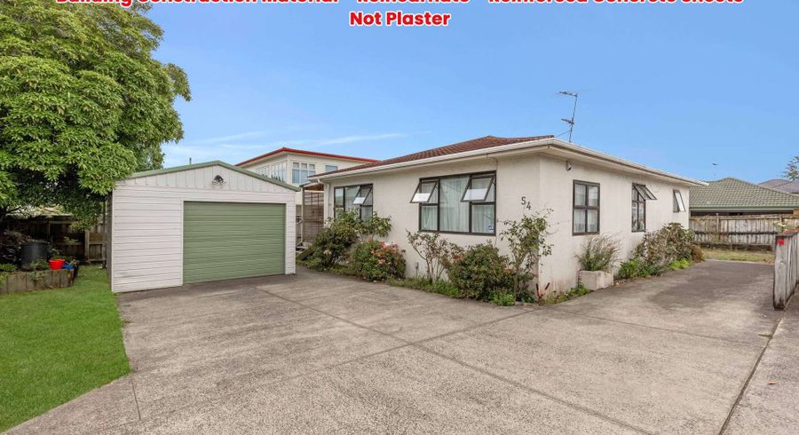 at 54 Huia Road, Papatoetoe, Manukau City, Auckland