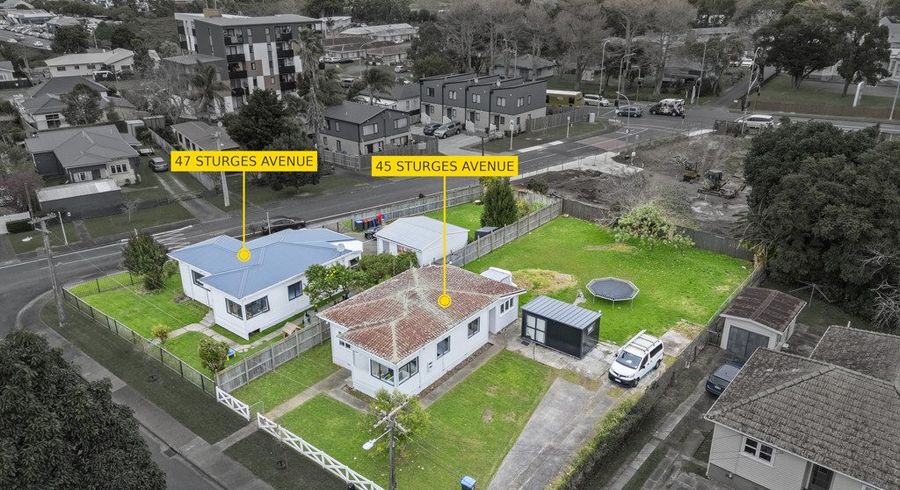  at 45 & 47 Sturges Avenue, Otahuhu, Auckland City, Auckland