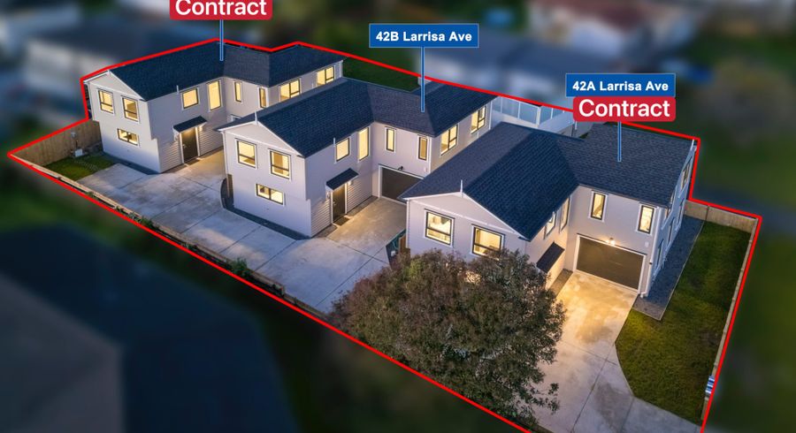  at 42A,B,C Larissa Avenue, Henderson, Waitakere City, Auckland