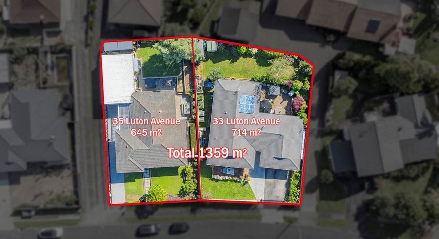  at 33 & 35 Luton Avenue, Sunnyhills, Manukau City, Auckland