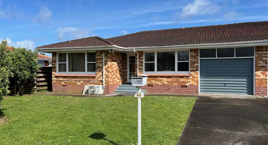  at 43 Wintere Road, Papatoetoe, Auckland