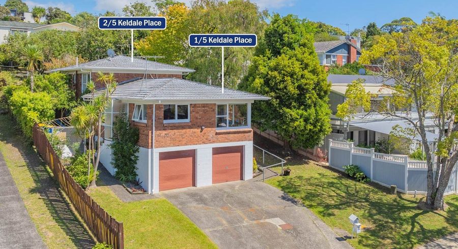  at 1&2/5 Keldale Place, Forrest Hill, North Shore City, Auckland