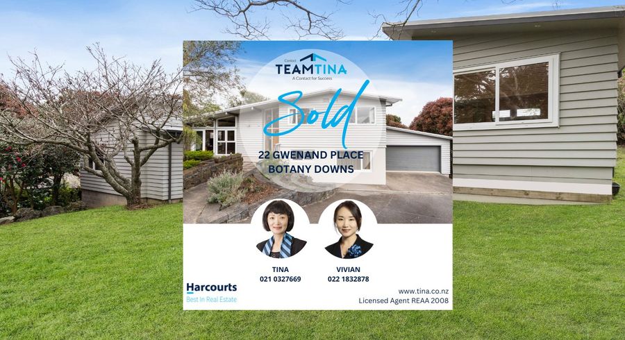  at 22 Gwenand Place, Botany Downs, Auckland