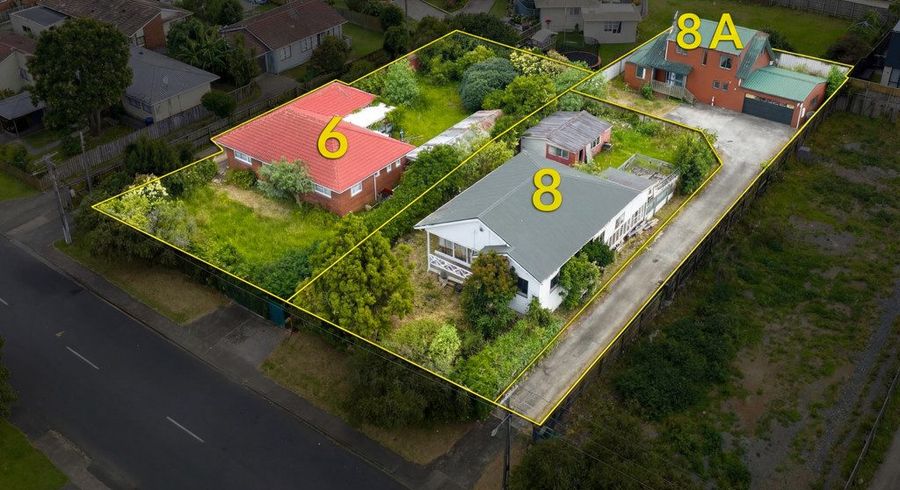  at 6,8 & 8A Hillside Road, Mount Wellington, Auckland City, Auckland