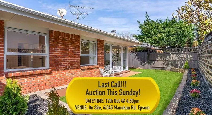  at 4/545 Manukau Road, Epsom, Auckland City, Auckland