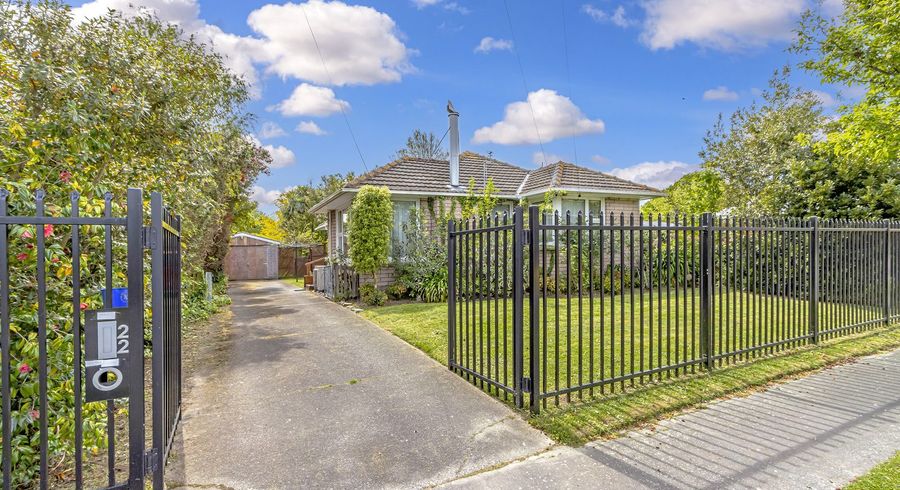  at 22 Reynolds Avenue, Bishopdale, Christchurch City, Canterbury