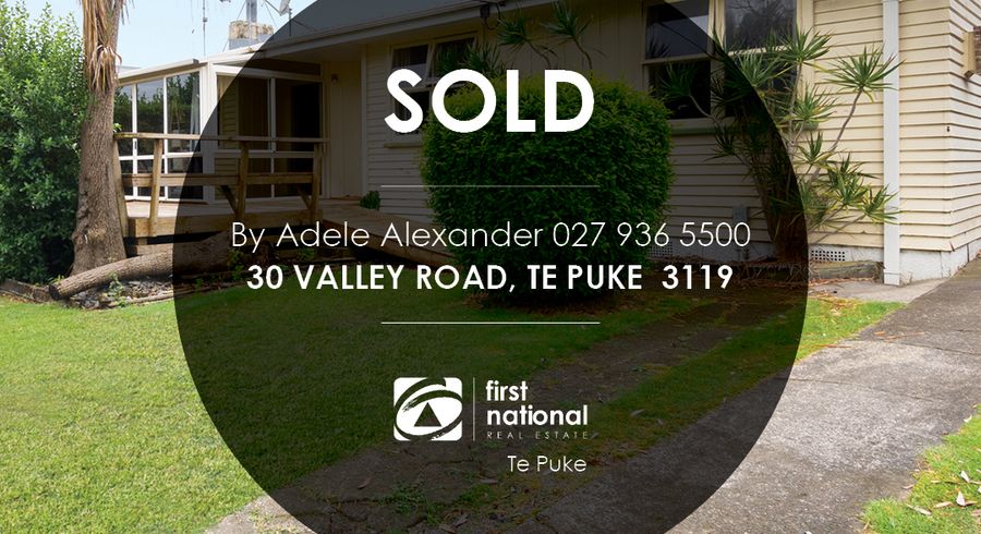  at 30 VALLEY ROAD, Te Puke, Te Puke