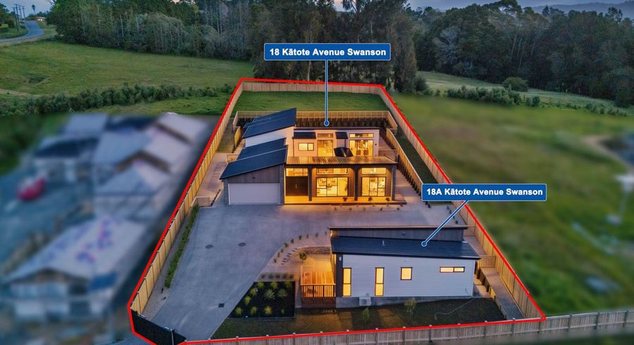  at 18 & 18a Katote Avenue, Swanson, Waitakere City, Auckland