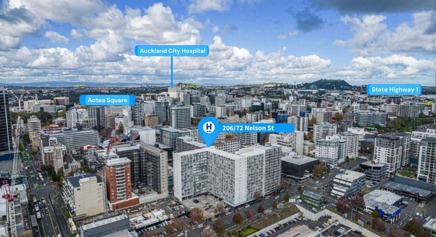  at 206/72 Nelson Street, City Centre, Auckland City, Auckland