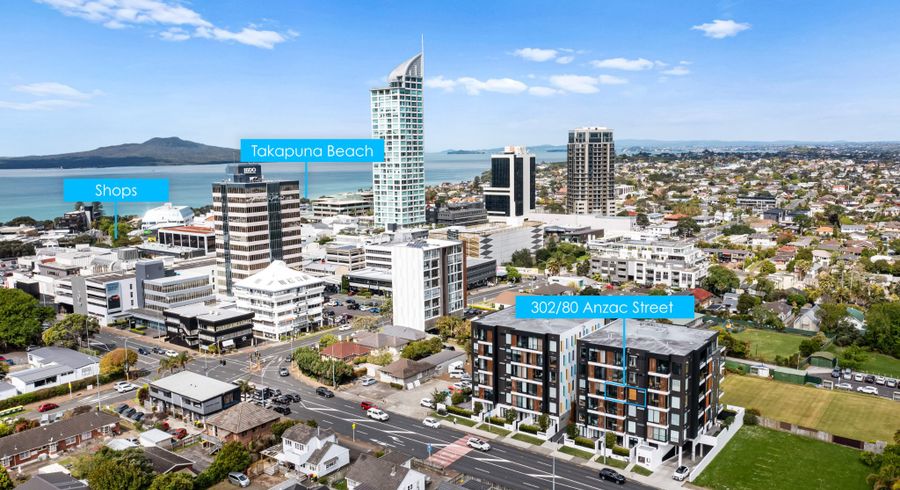  at 302/80 Anzac Street, Takapuna, North Shore City, Auckland