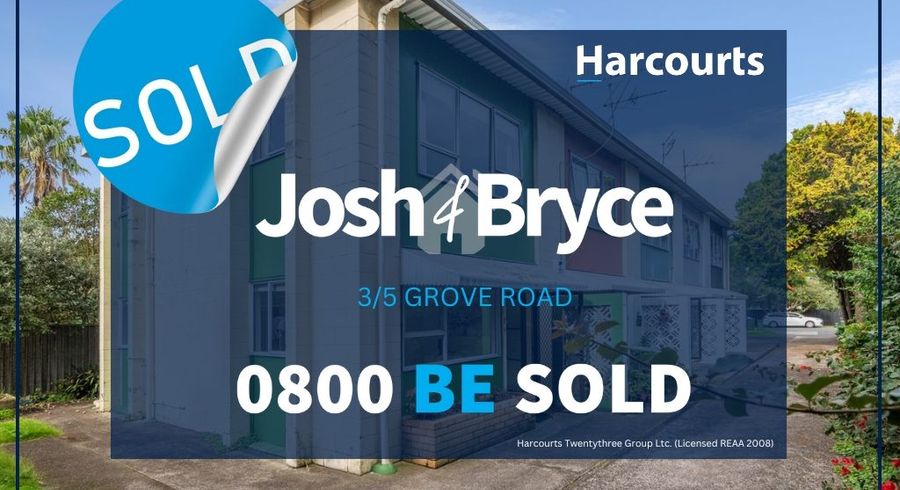  at 5/3 Grove Road, Sandringham, Auckland