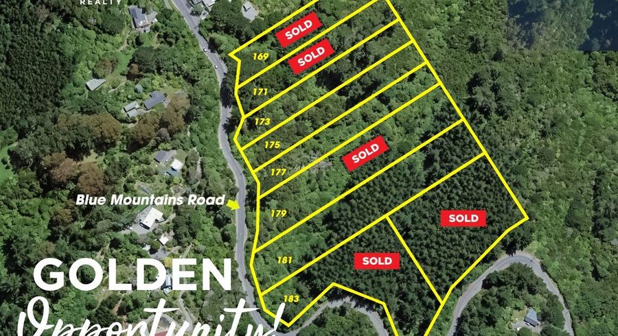  at 173, 175, 177, 181 Blue Mountains Road, Blue Mountains, Upper Hutt, Wellington
