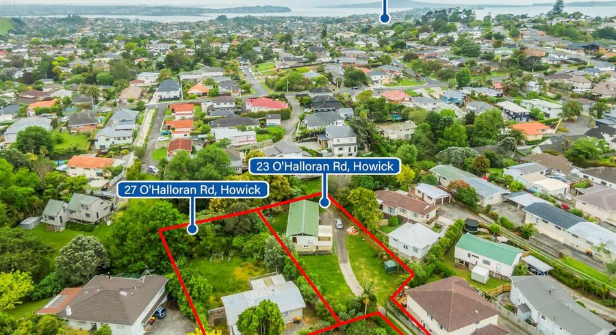  at 23 & 27 O'Halloran Road, Howick, Manukau City, Auckland