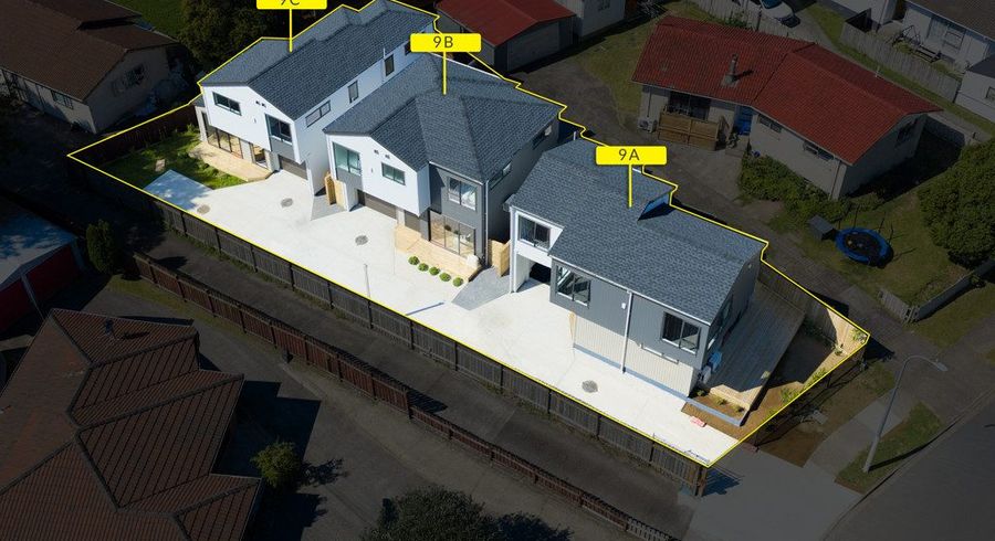  at 9A, 9B, 9C Tangelo Place, Bucklands Beach, Manukau City, Auckland