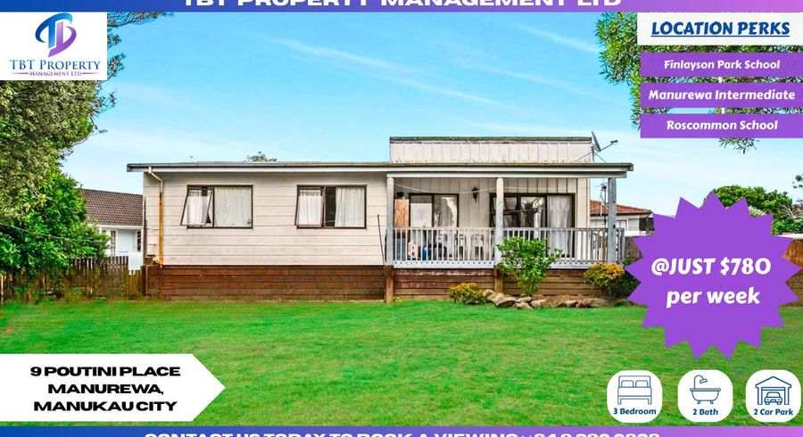  at 9 Poutini Place, Manurewa, Manukau City, Auckland