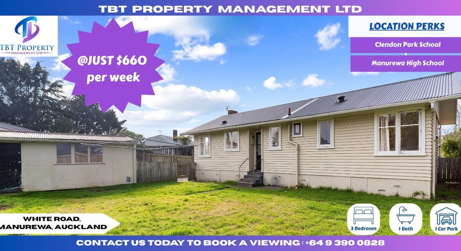  at White Road, Manurewa, Manukau City, Auckland