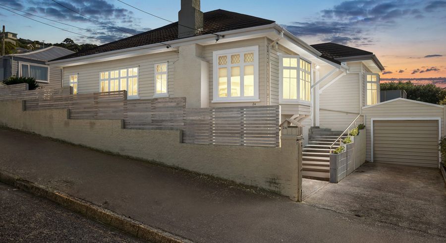  at 24 Wha Street, Lyall Bay, Wellington