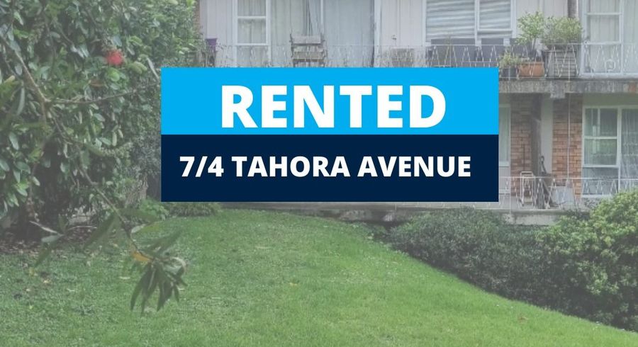  at 7/4 Tahora Avenue, Remuera, Auckland