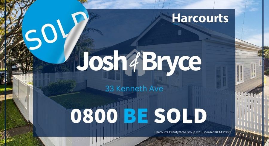  at 33 Kenneth Avenue, Sandringham, Auckland