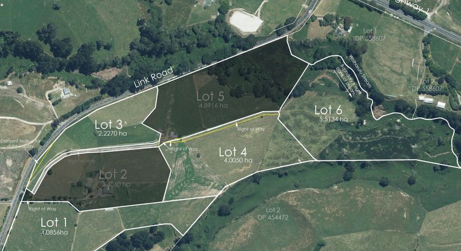  at 156 and 176 (4 lots) Link Road, Wairakei, Taupo, Waikato