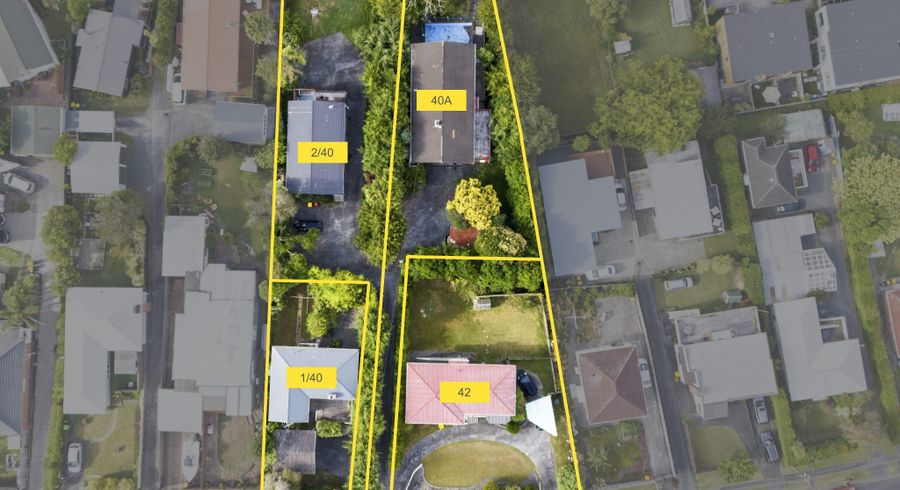 at 40/1 , 40/2, 40A & 42 Savoy Road, Glen Eden, Waitakere City, Auckland