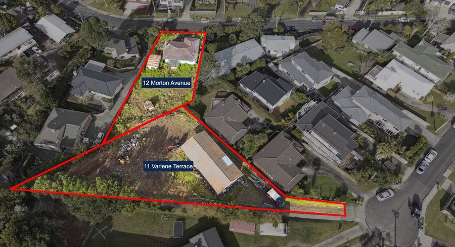  at 12 Morton Avenue and 11 Varlene Terrace, Forrest Hill, North Shore City, Auckland